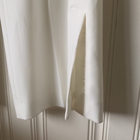 White House Black Market Ivory Lined Dress Pants Size 12 - Picture 2 of 11